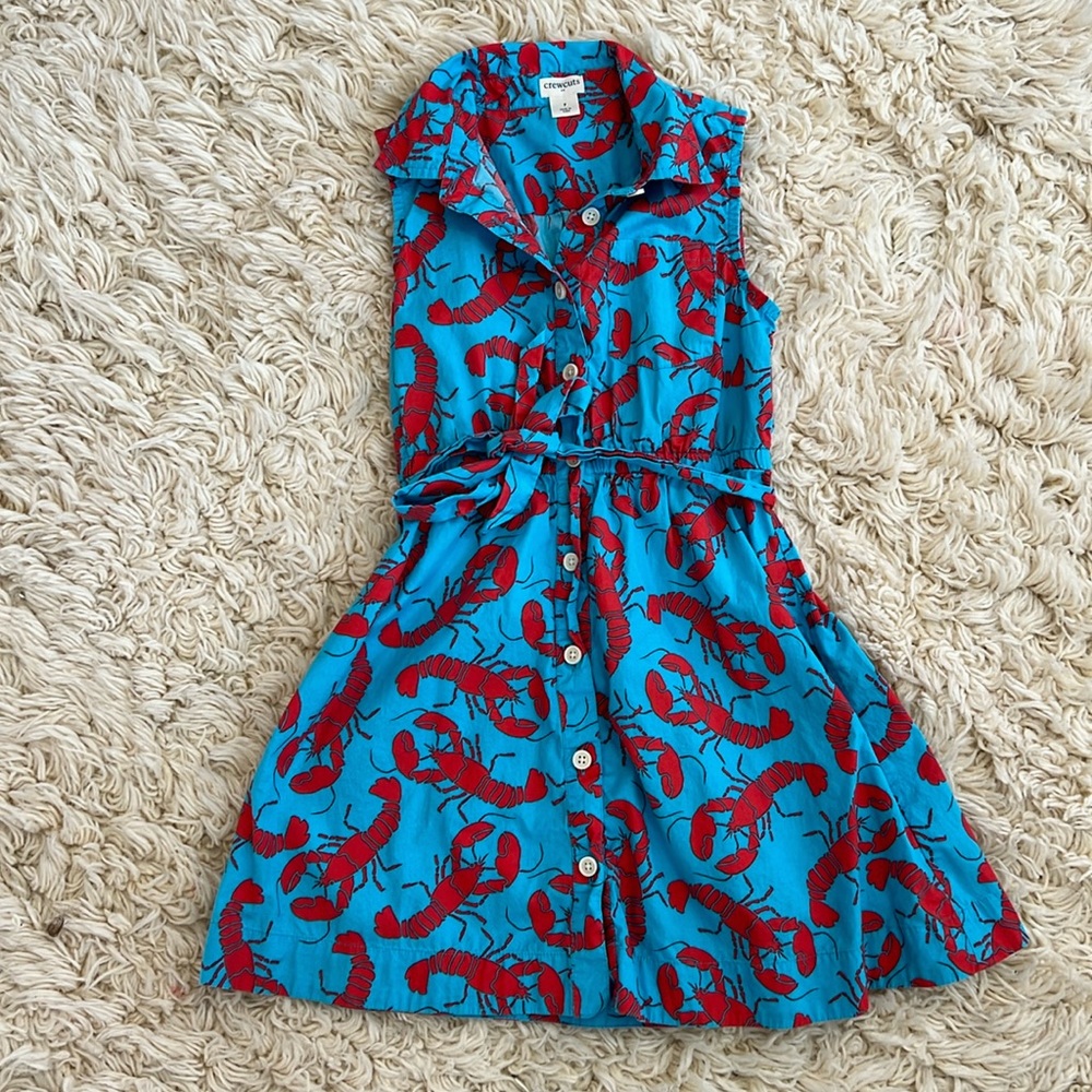 Crewcuts lobster dress - size 7